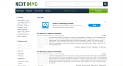 Desktop Screenshot of next-immo.com