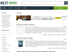 Tablet Screenshot of next-immo.com